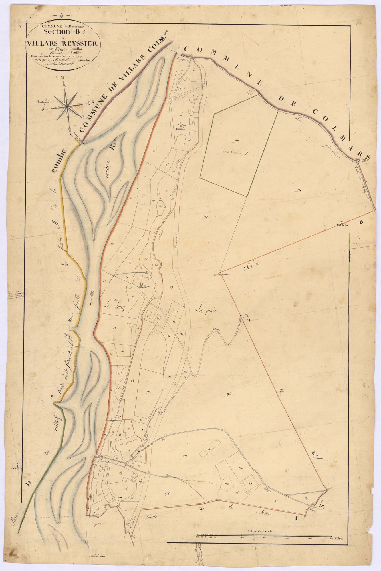 BEAUVEZER - Section B, Villars-Reyssier.