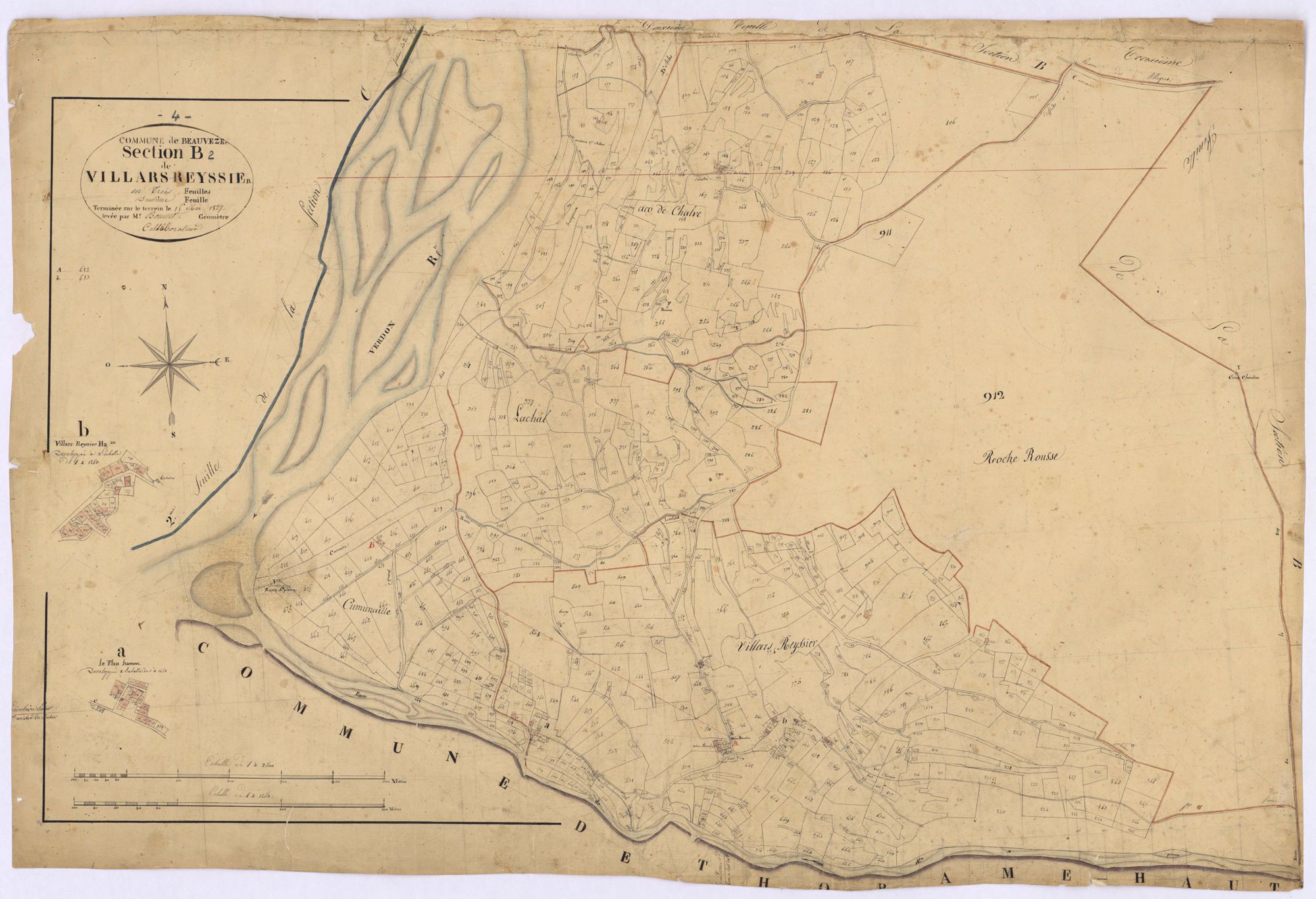 BEAUVEZER - Section B, Villars-Reyssier.