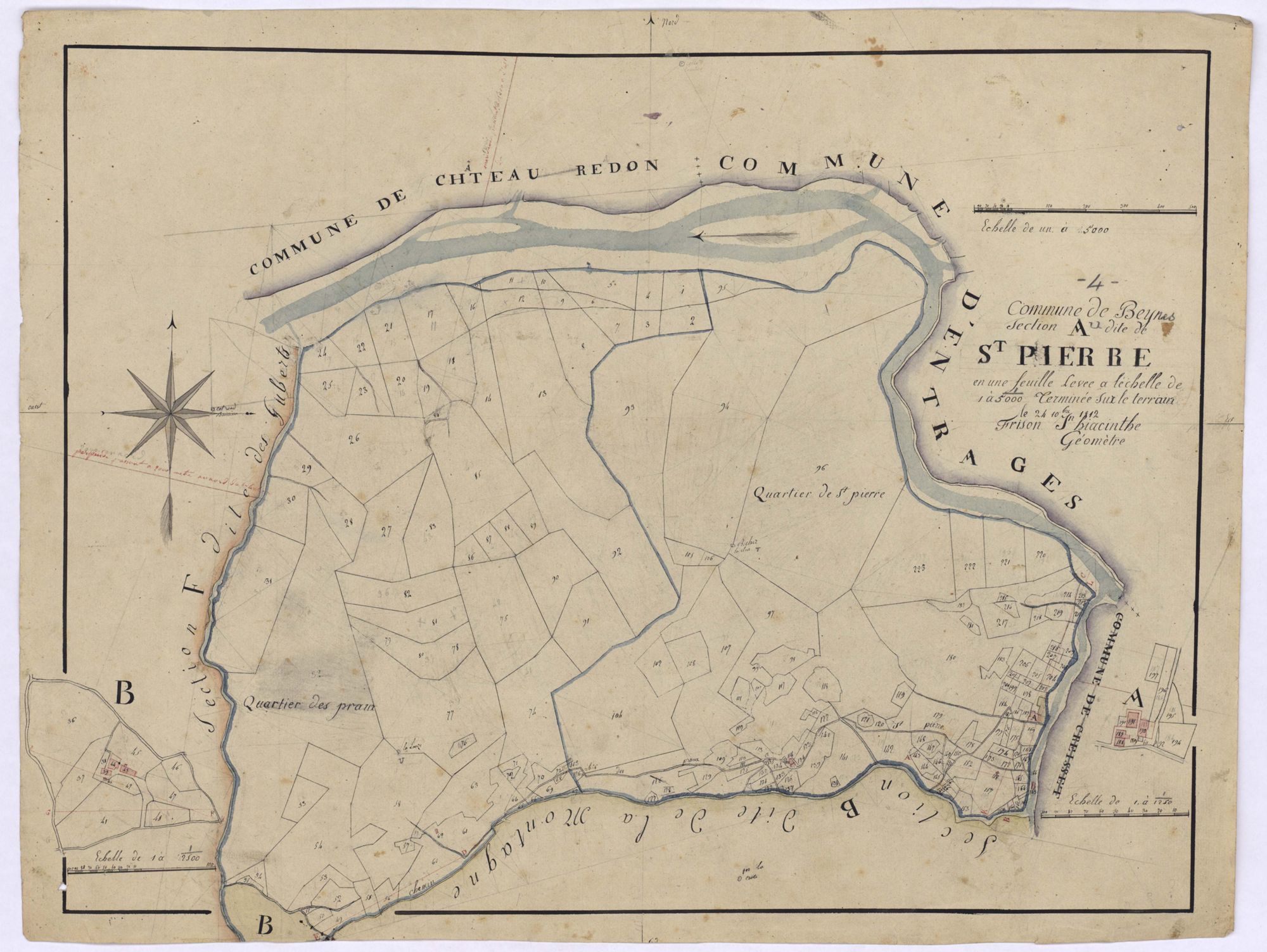 BEYNES - Section A, Saint Pierre.