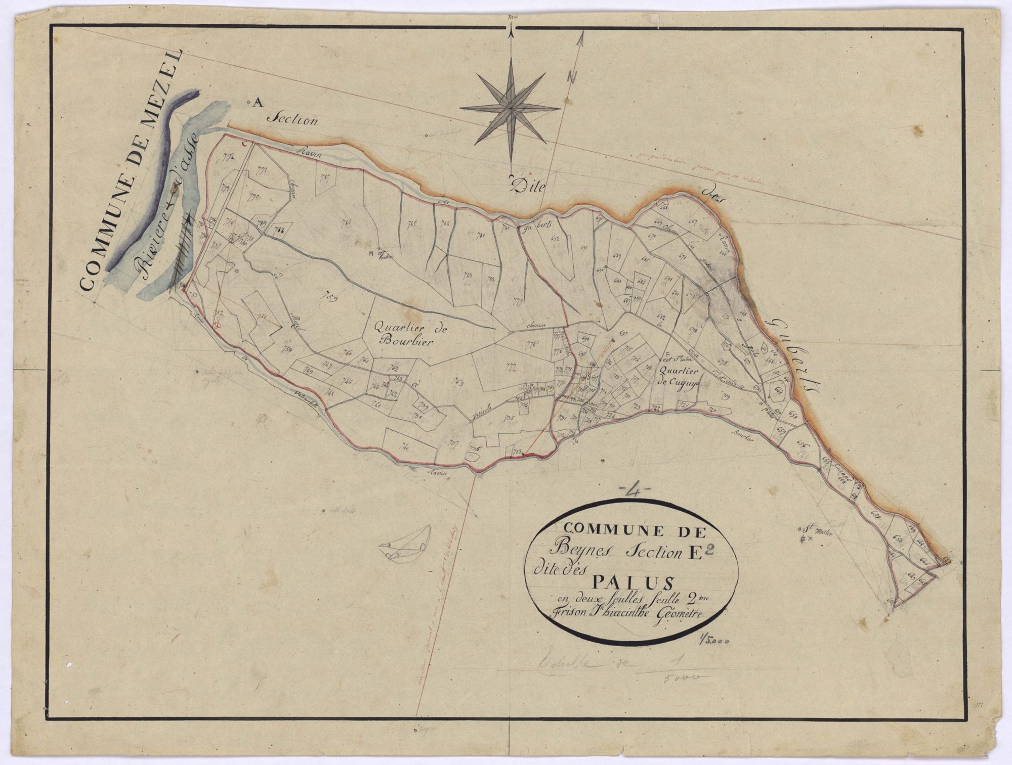 BEYNES - Section E, la Palus.
