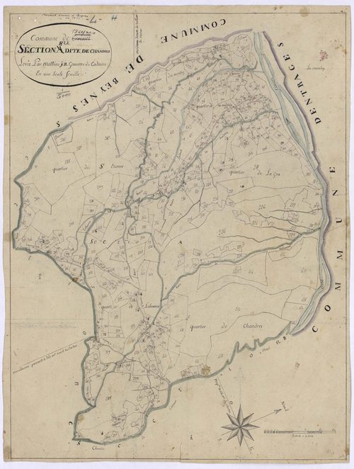 BEYNES - Section H, les chandres.