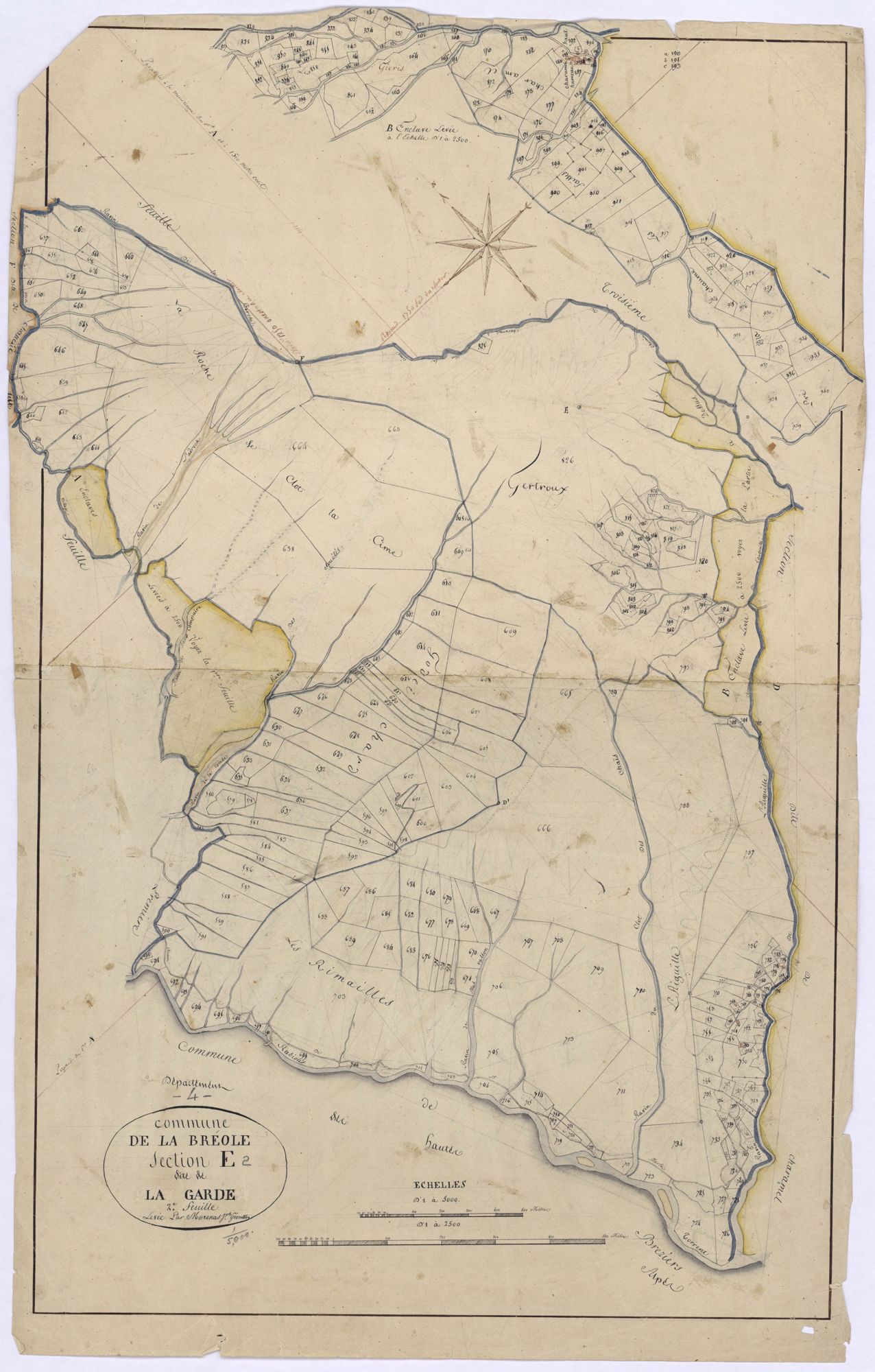 BREOLE - LA - Section E, La Garde.