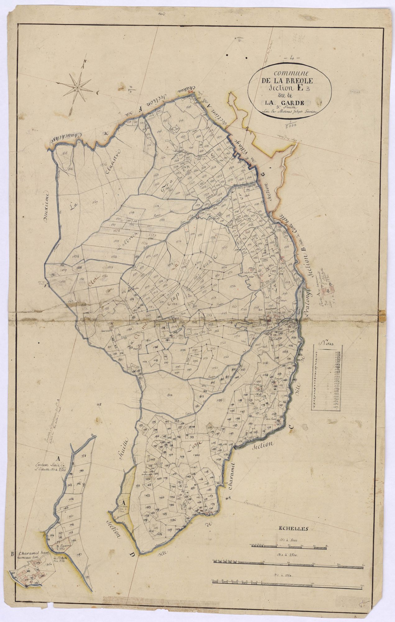 BREOLE - LA - Section E, La Garde.