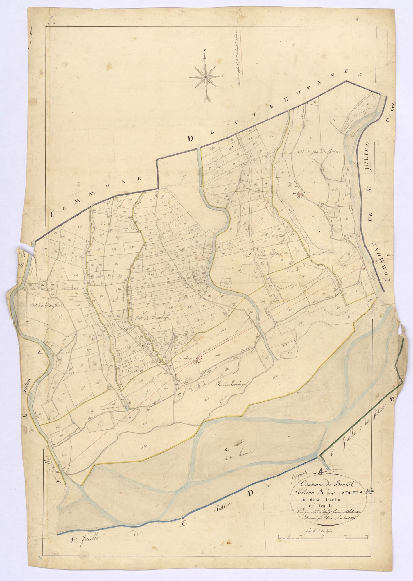 BRUNET - Section A, l'Adrets.