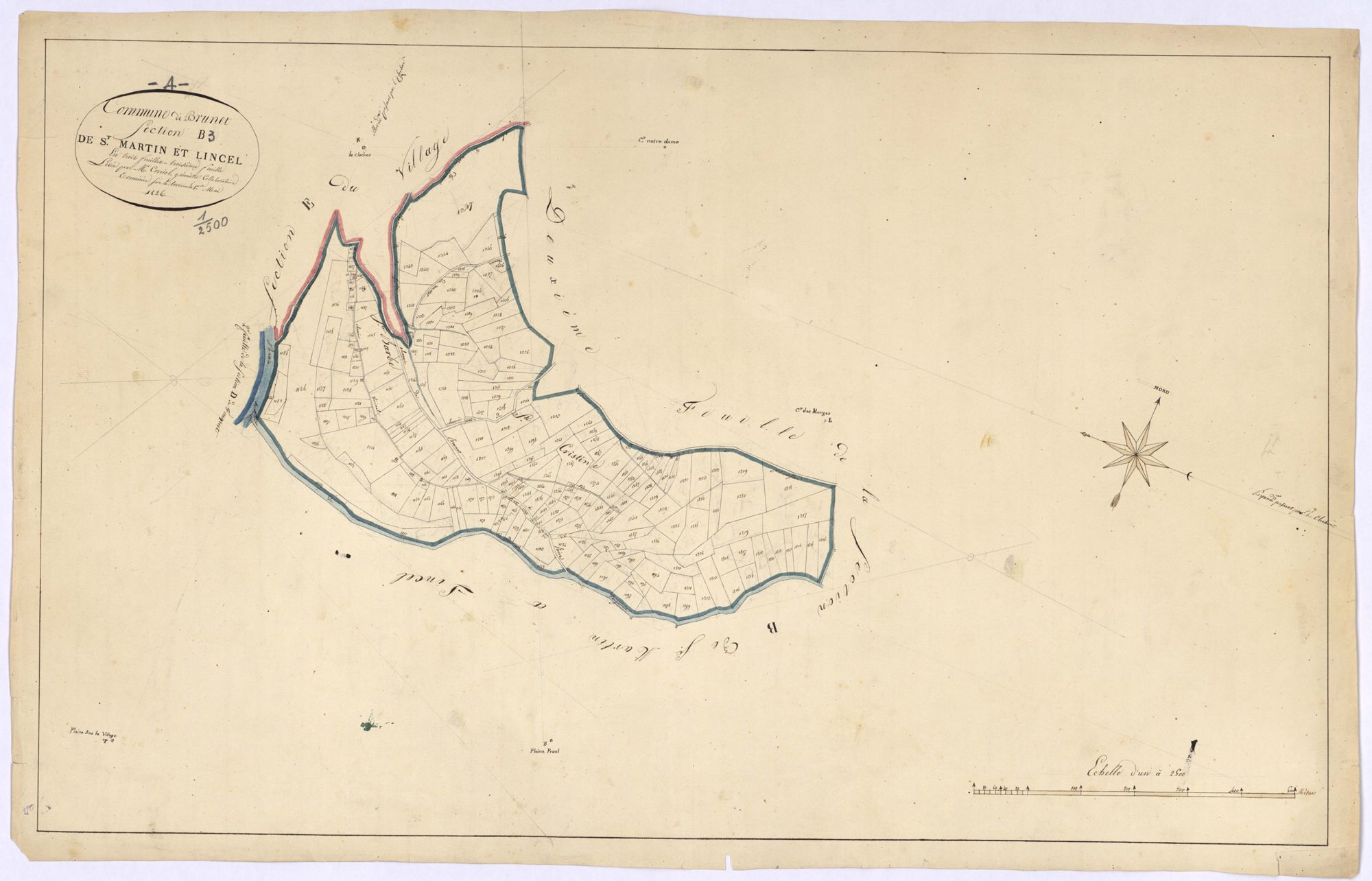 BRUNET - Section B, Saint Martin et Lincel.