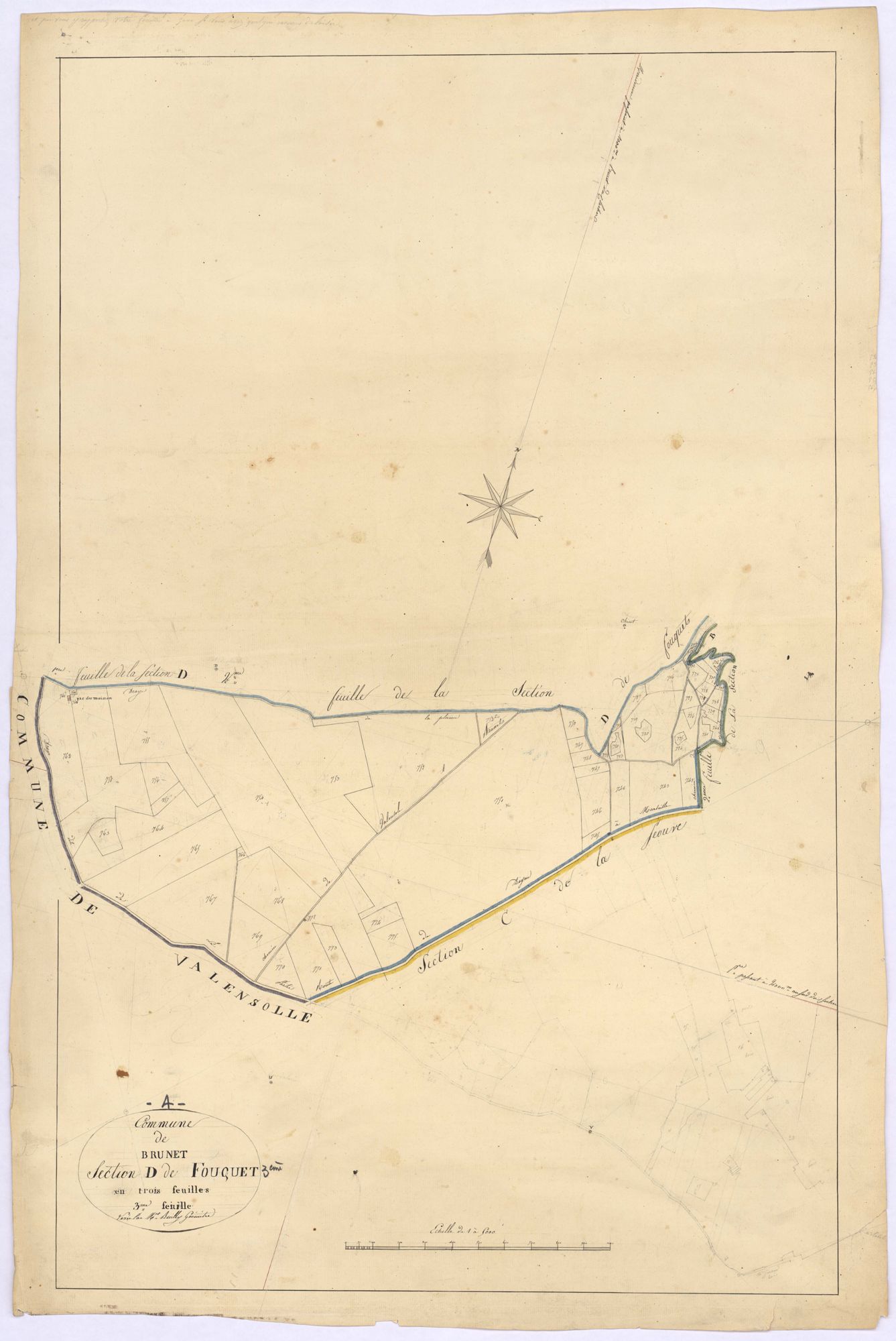 BRUNET - Section D, le Fouquet.