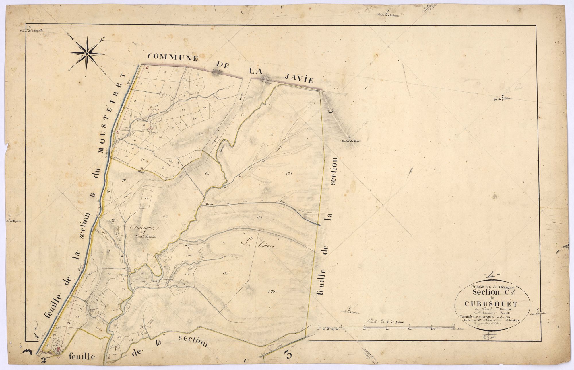 BRUSQUET - LE - Section C, le Curusquet.