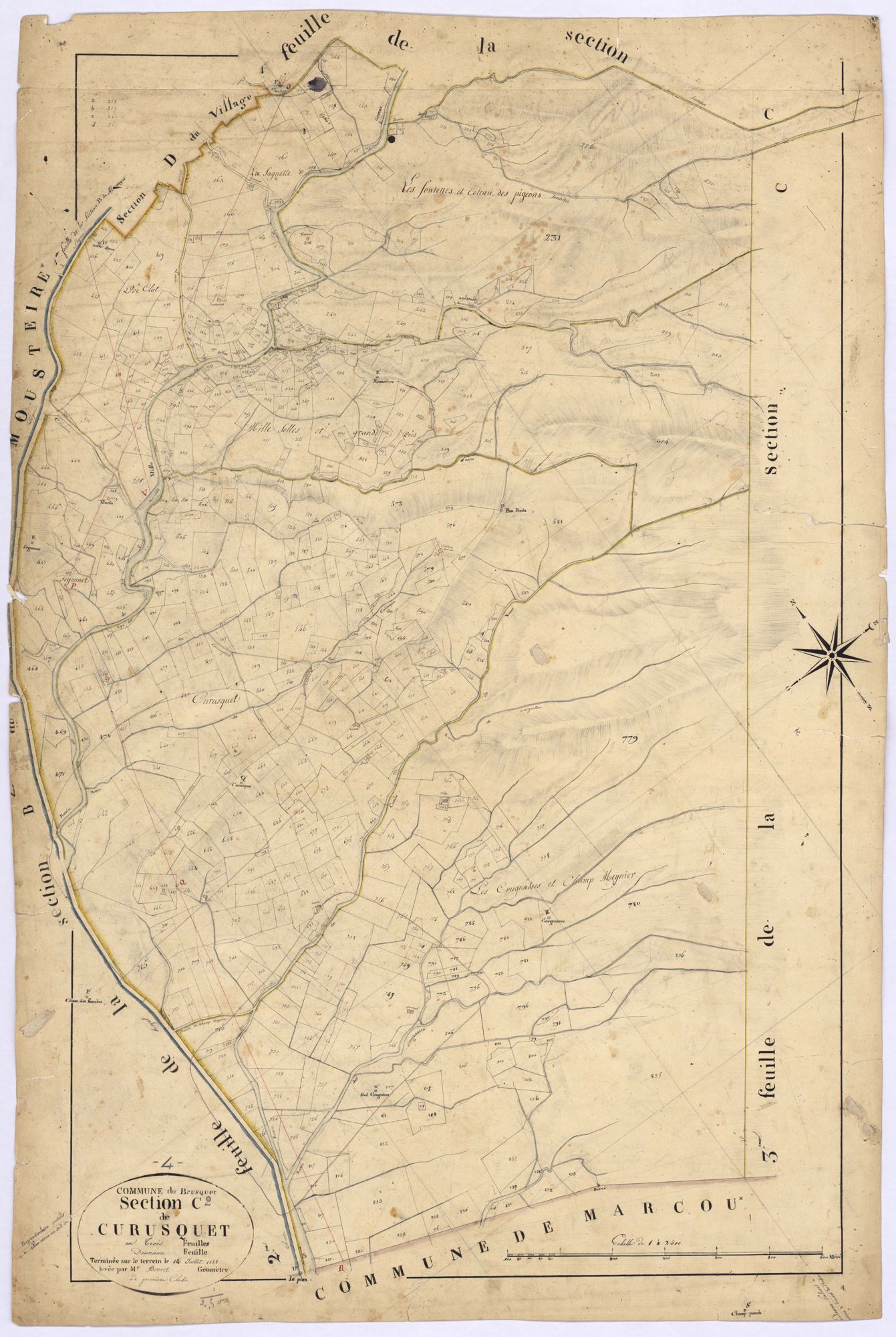 BRUSQUET - LE - Section C, le Curusquet.