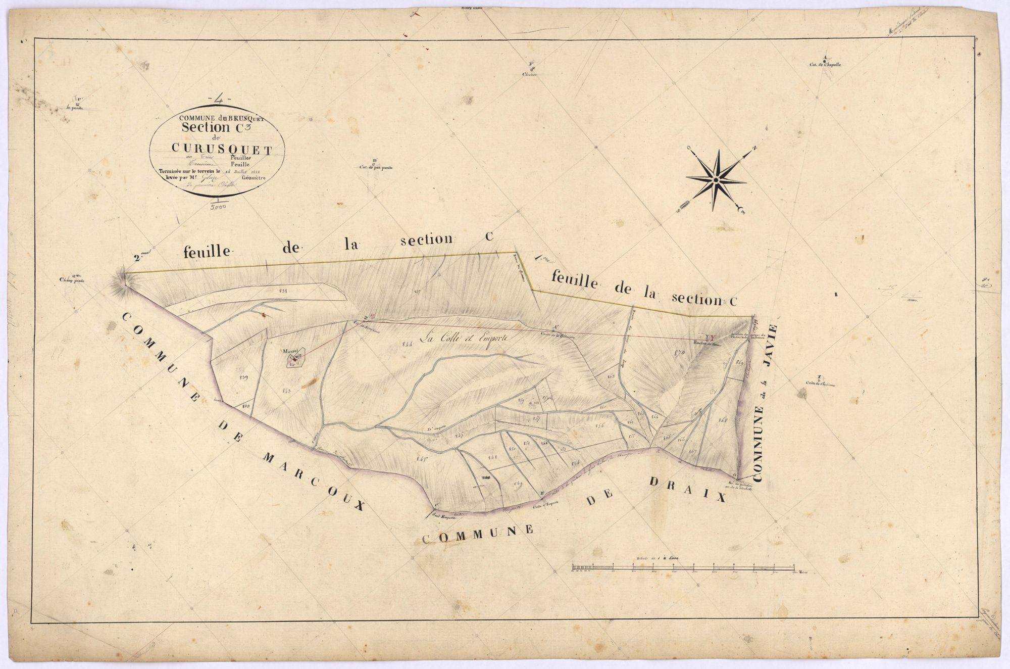 BRUSQUET - LE - Section C, le Curusquet.