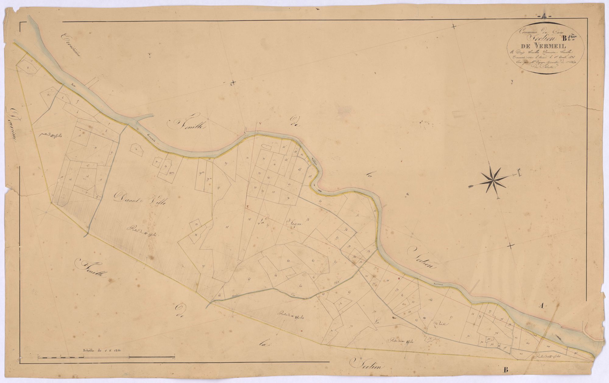 CAIRE - LE - Section B, le Verreil.