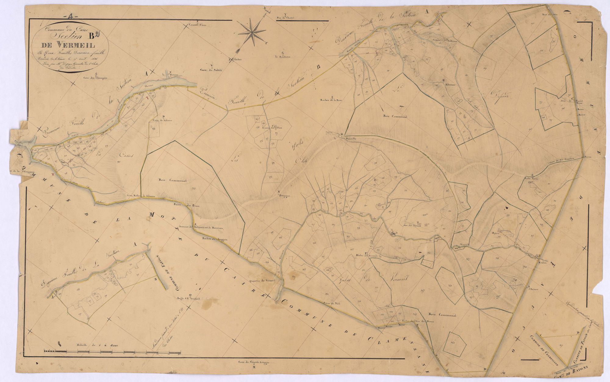 CAIRE - LE - Section B, le Verreil.