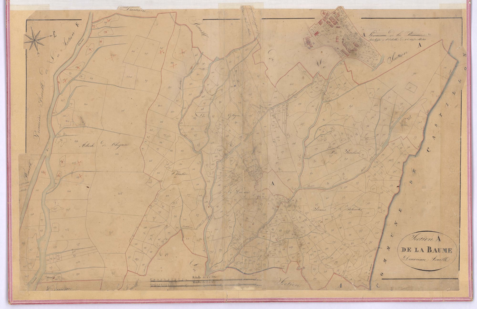 CASTELLANE - Section A, la Baume.