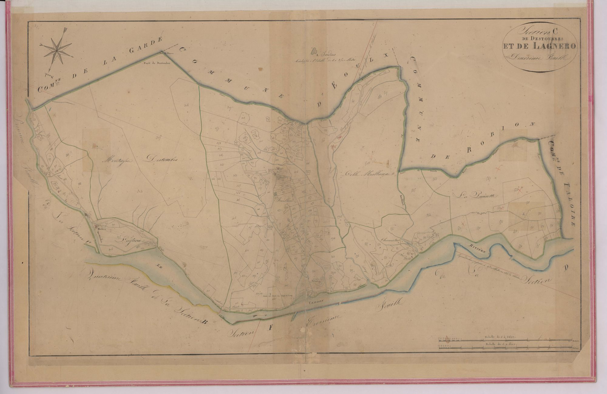 CASTELLANE - Section C, Destourbes et Lagnero.