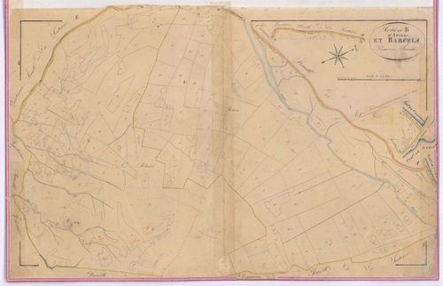 CASTELLANE - Section B, Angles et Barcels.