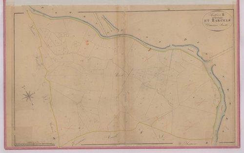 CASTELLANE - Section B, Angles et Barcels.