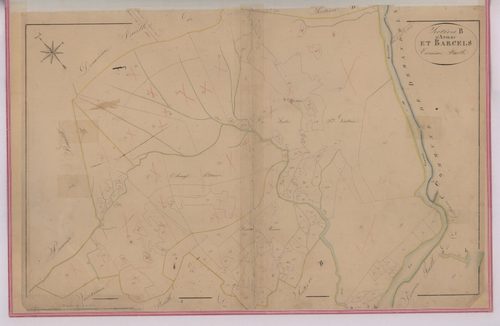 CASTELLANE - Section B, Angles et Barcels.