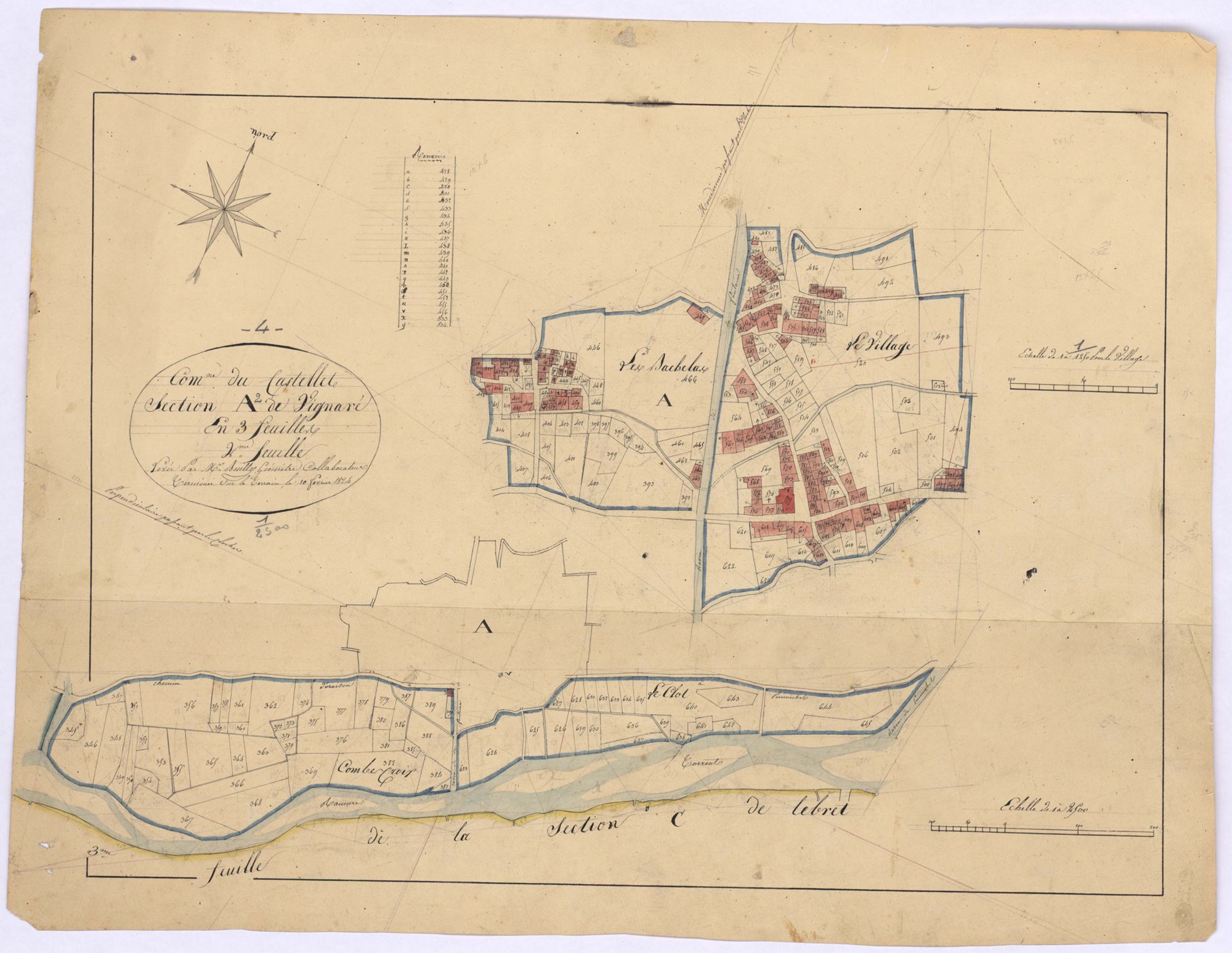 CASTELLET - LE - Section A, la Vignére.