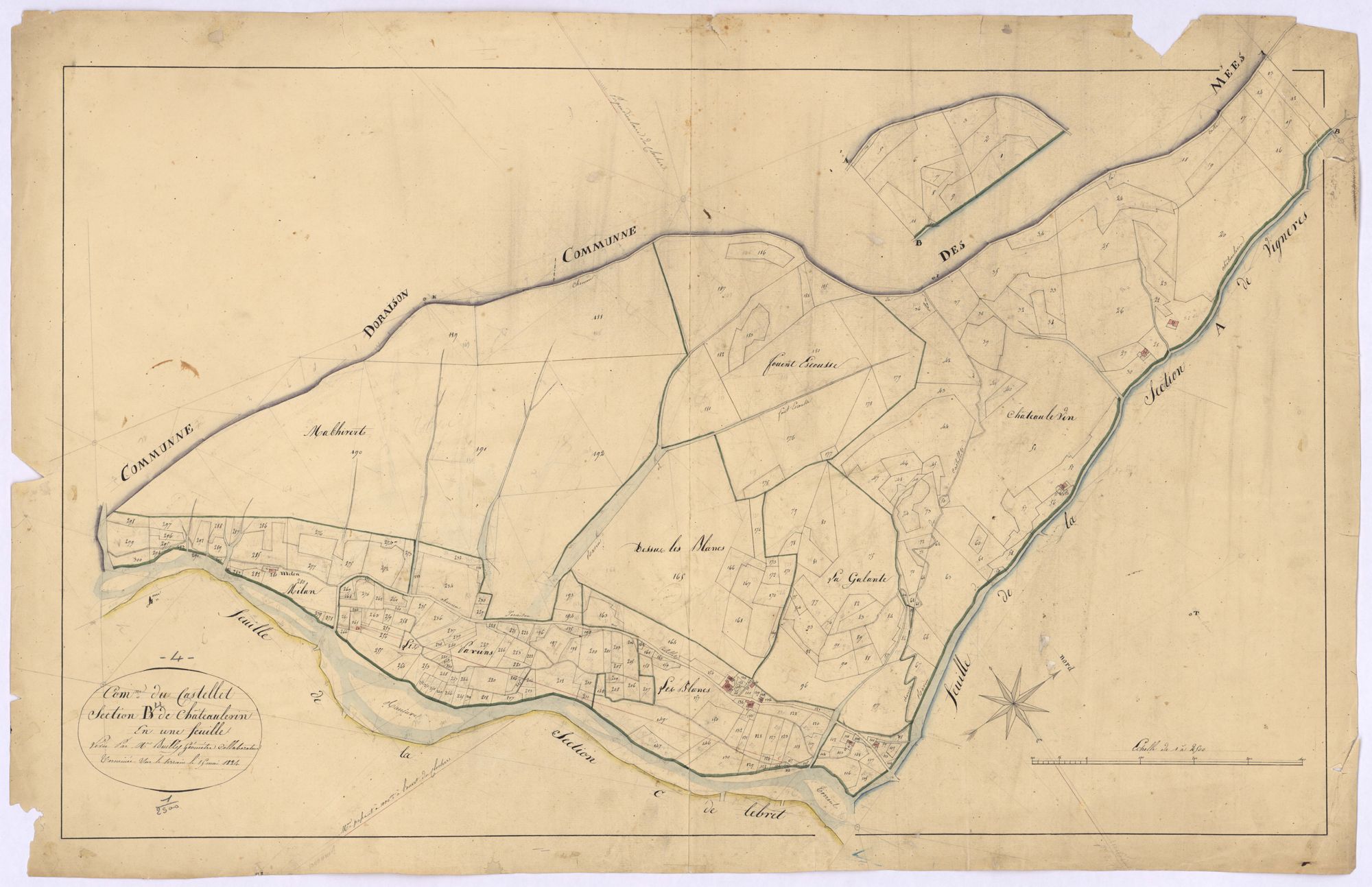 CASTELLET - LE - Section B, Châteaulevin.