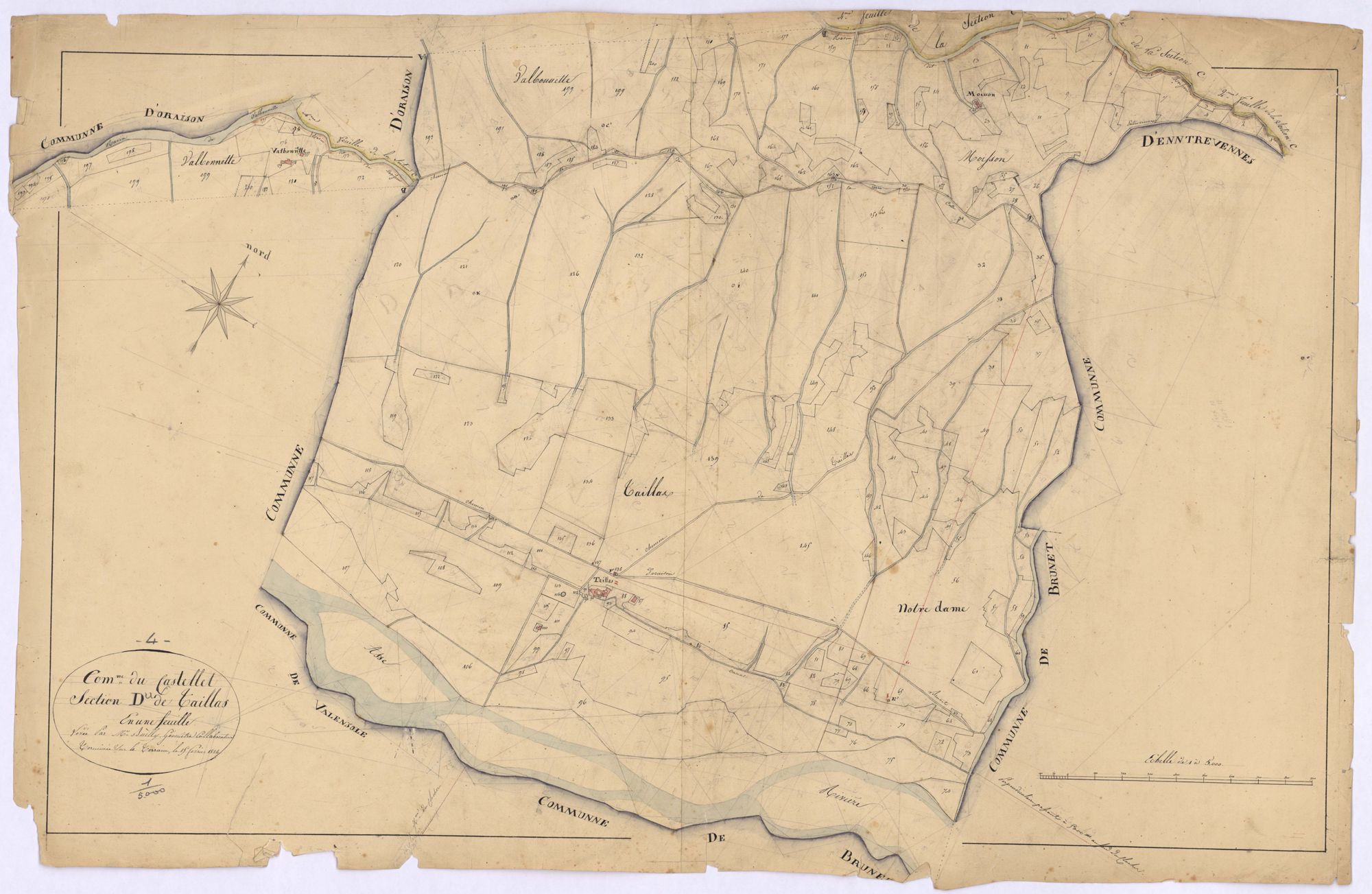 CASTELLET - LE - Section D, le Taillas.