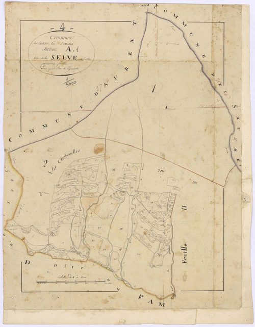 CASTELLET-LES-SAUSSES - Section A, la Selve.