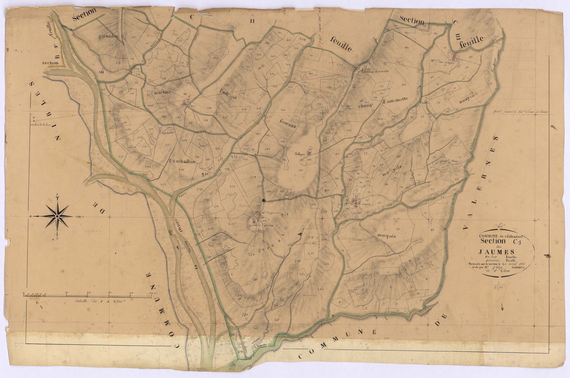 CHATEAUFORT - Section C, Jaumes.