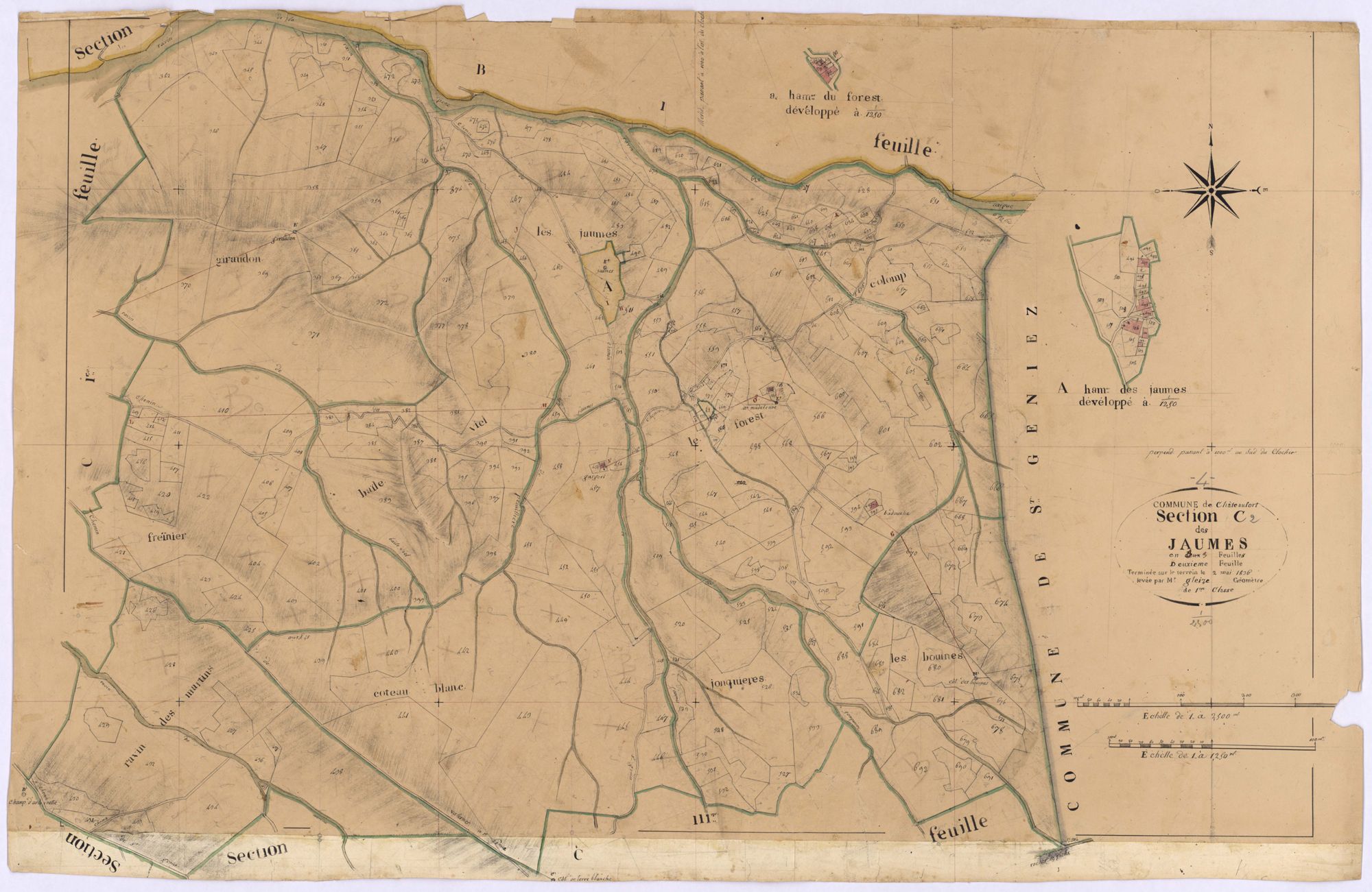 CHATEAUFORT - Section C, Jaumes.