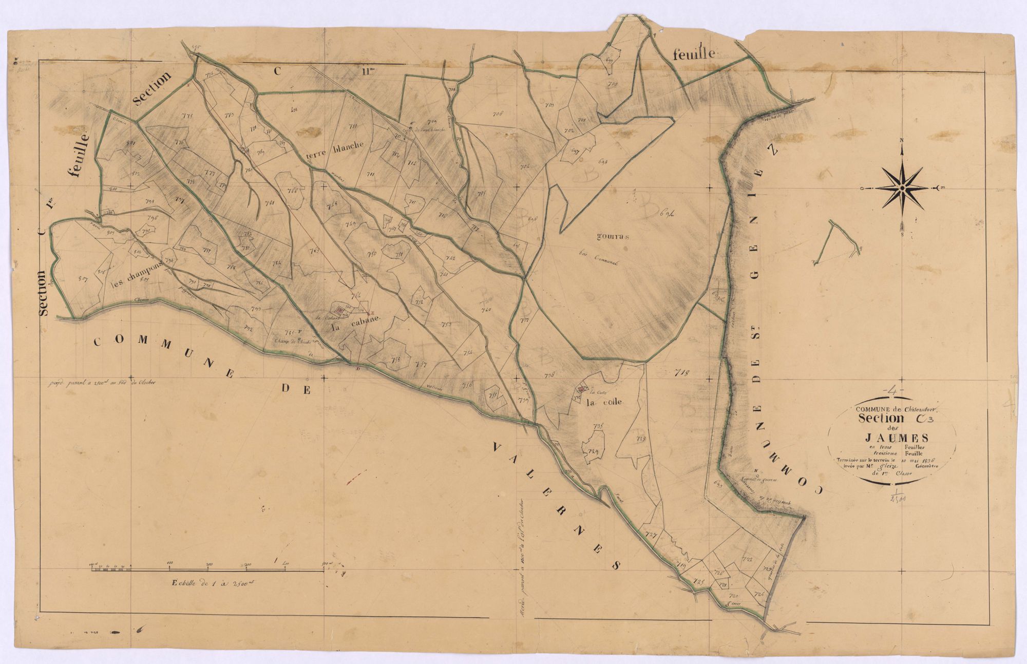 CHATEAUFORT - Section C, Jaumes.