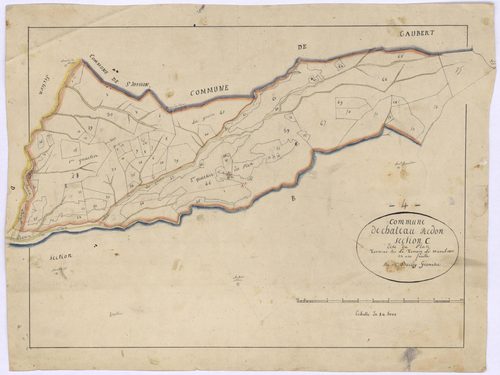 CHATEAUREDON - Section C, le Plan.