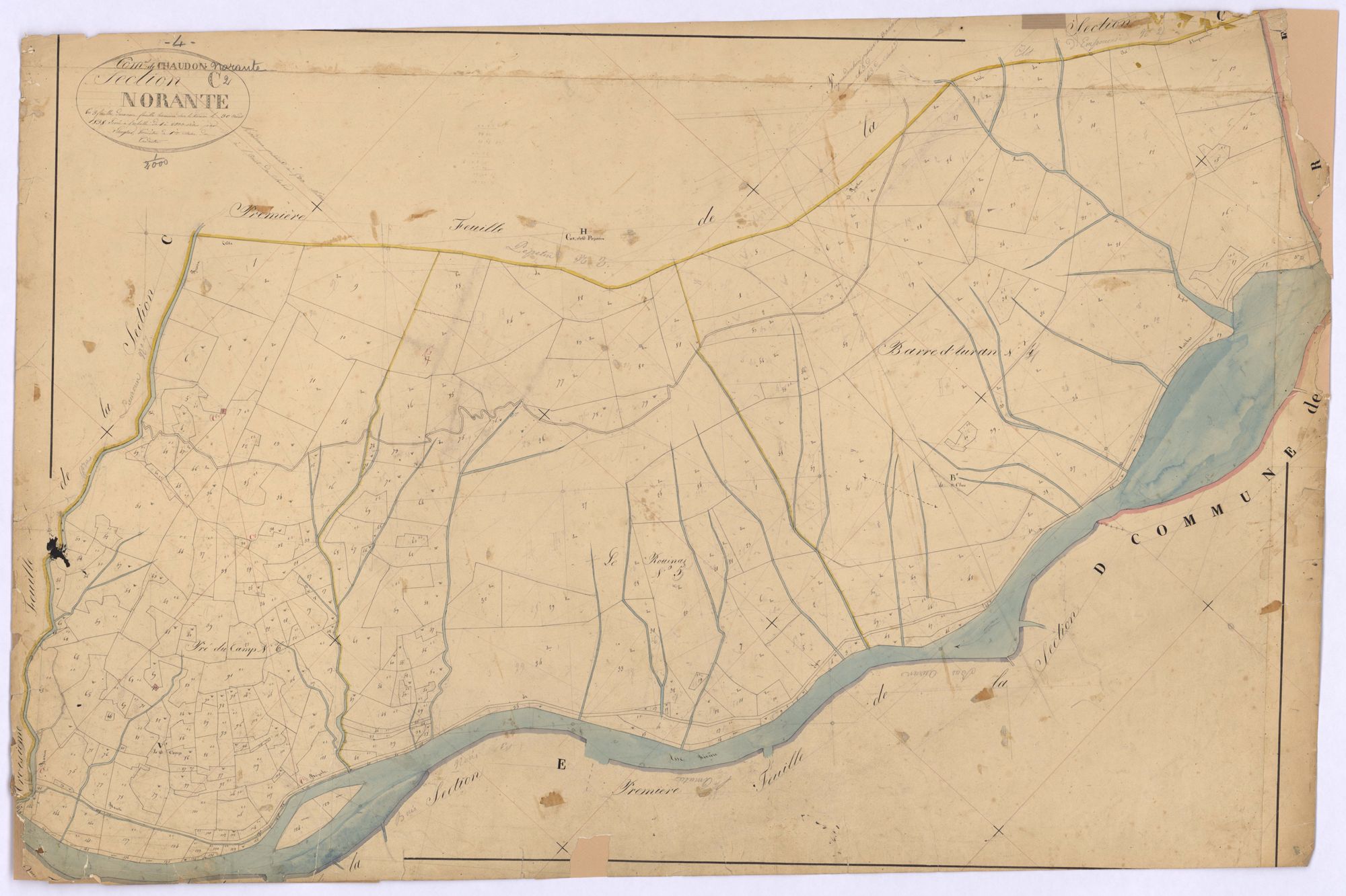 CHAUDON-NORANTE - Section C, Norante.