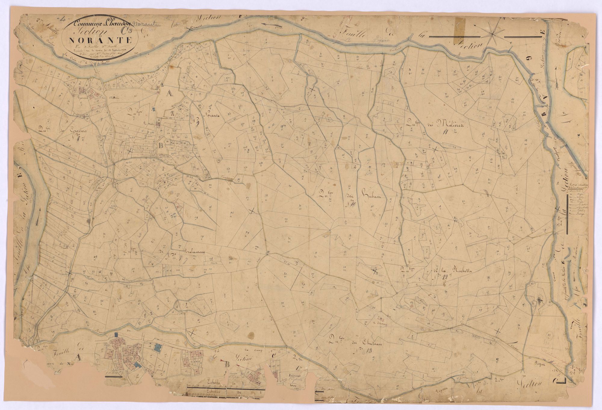 CHAUDON-NORANTE - Section C, Norante.