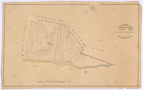 CLAMENSANE - Section A, Rouast et d'Abian.