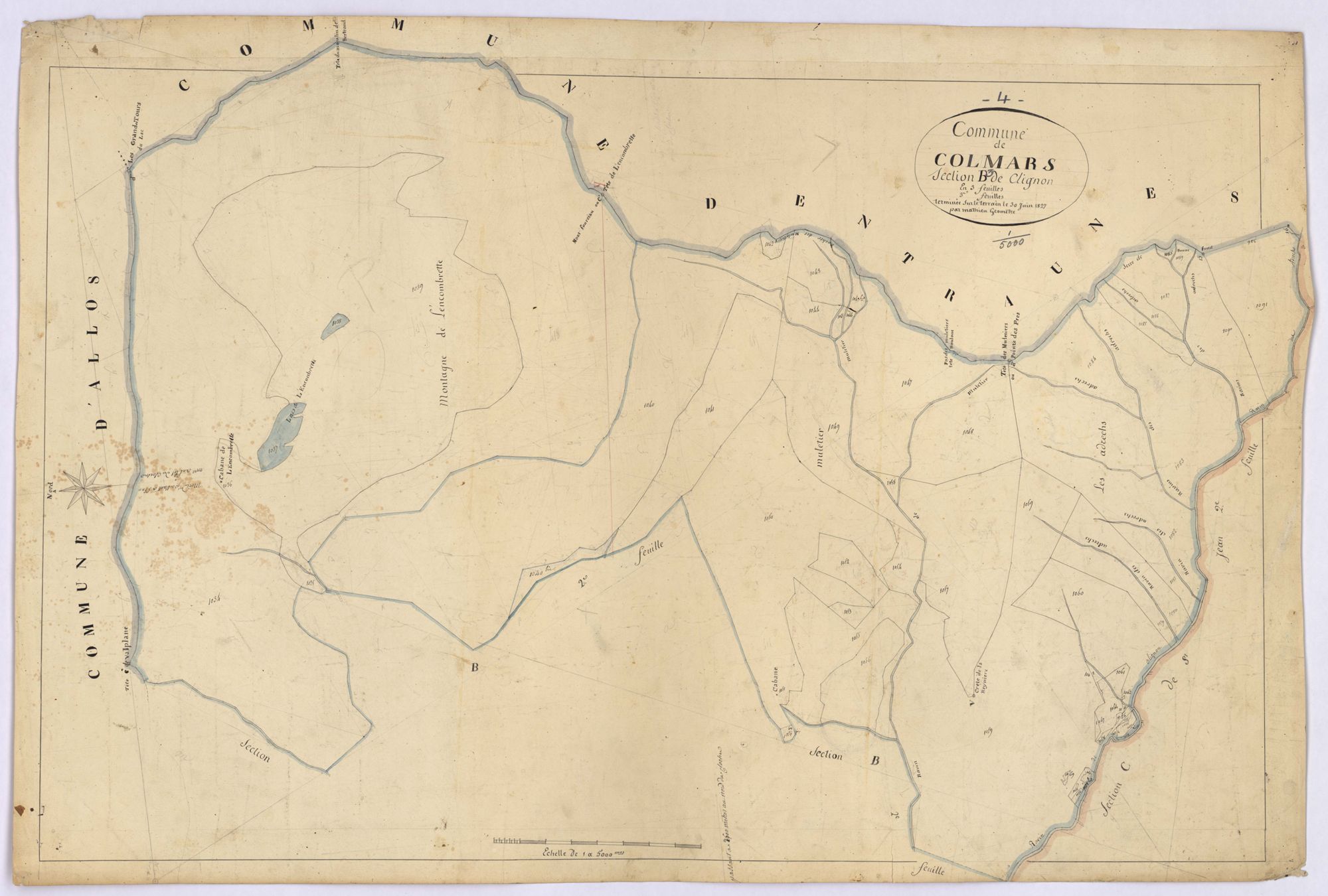 COLMARS - Section B, Clignon.
