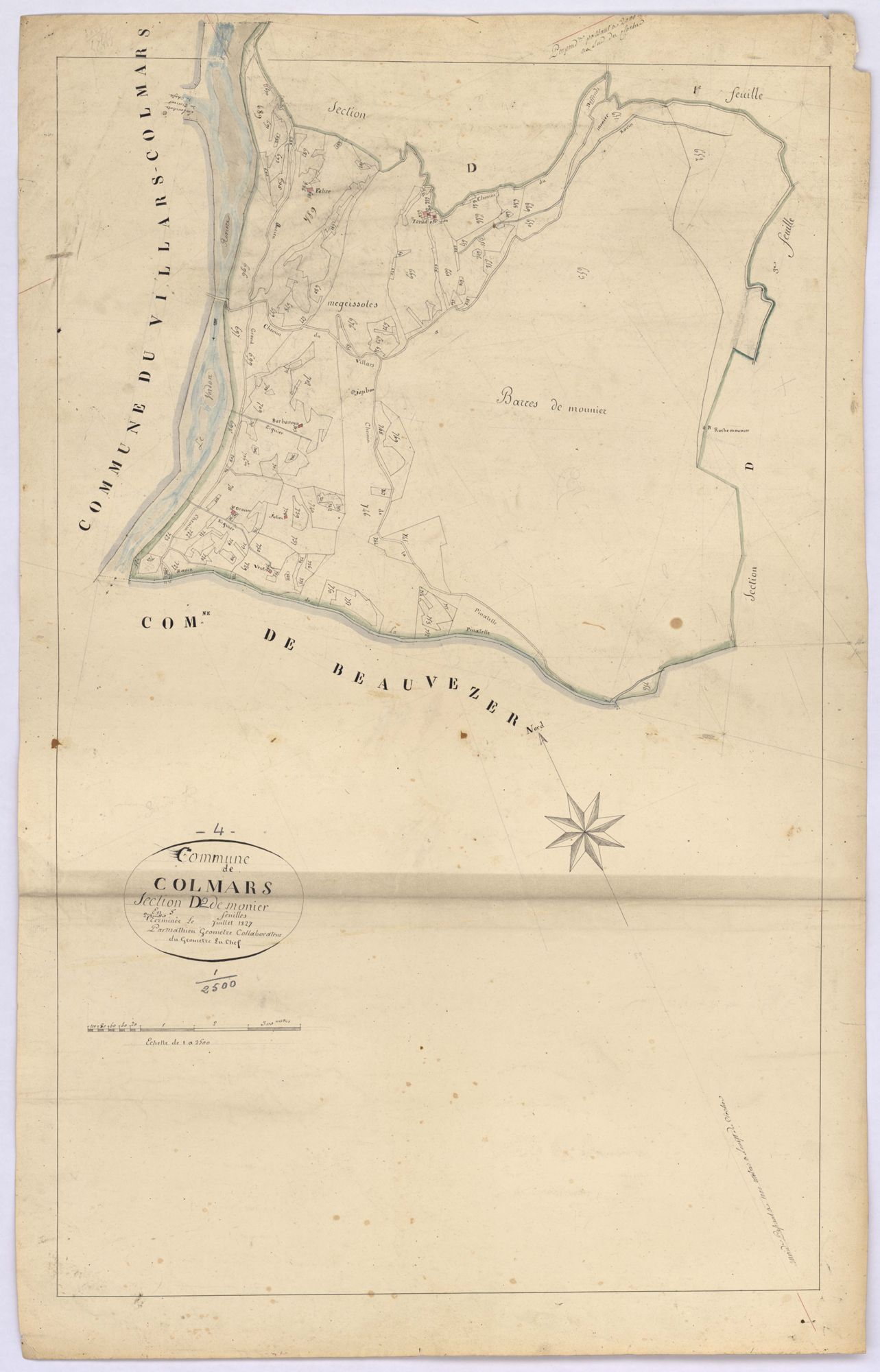 COLMARS - Section D, Monier.