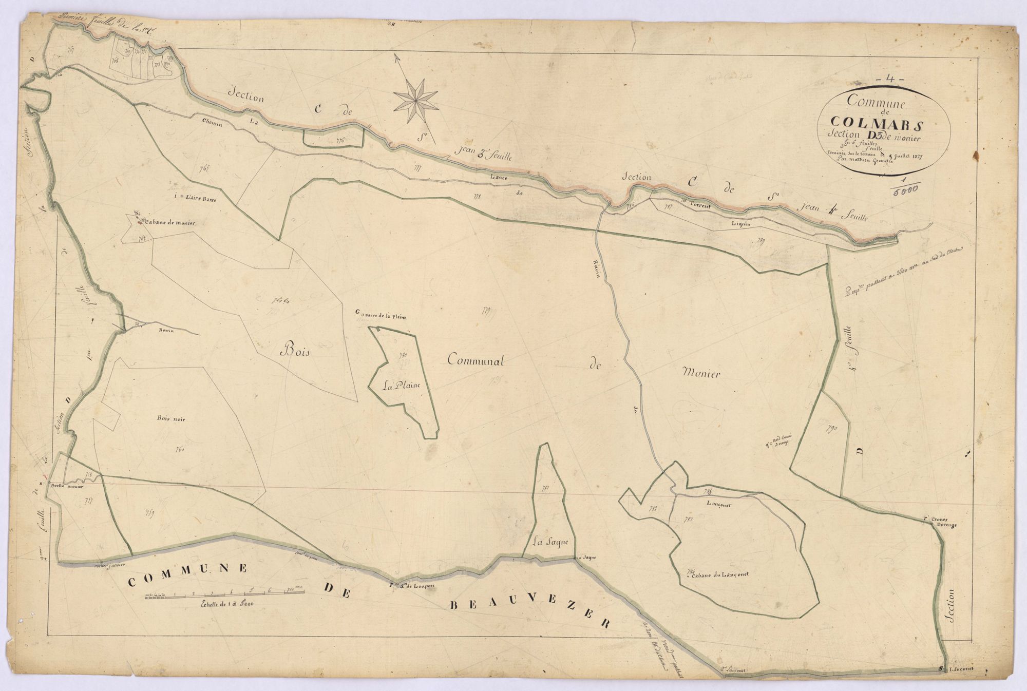 COLMARS - Section D, Monier.