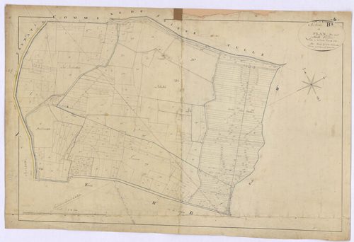 CORBIERES - Section B, le Plan.