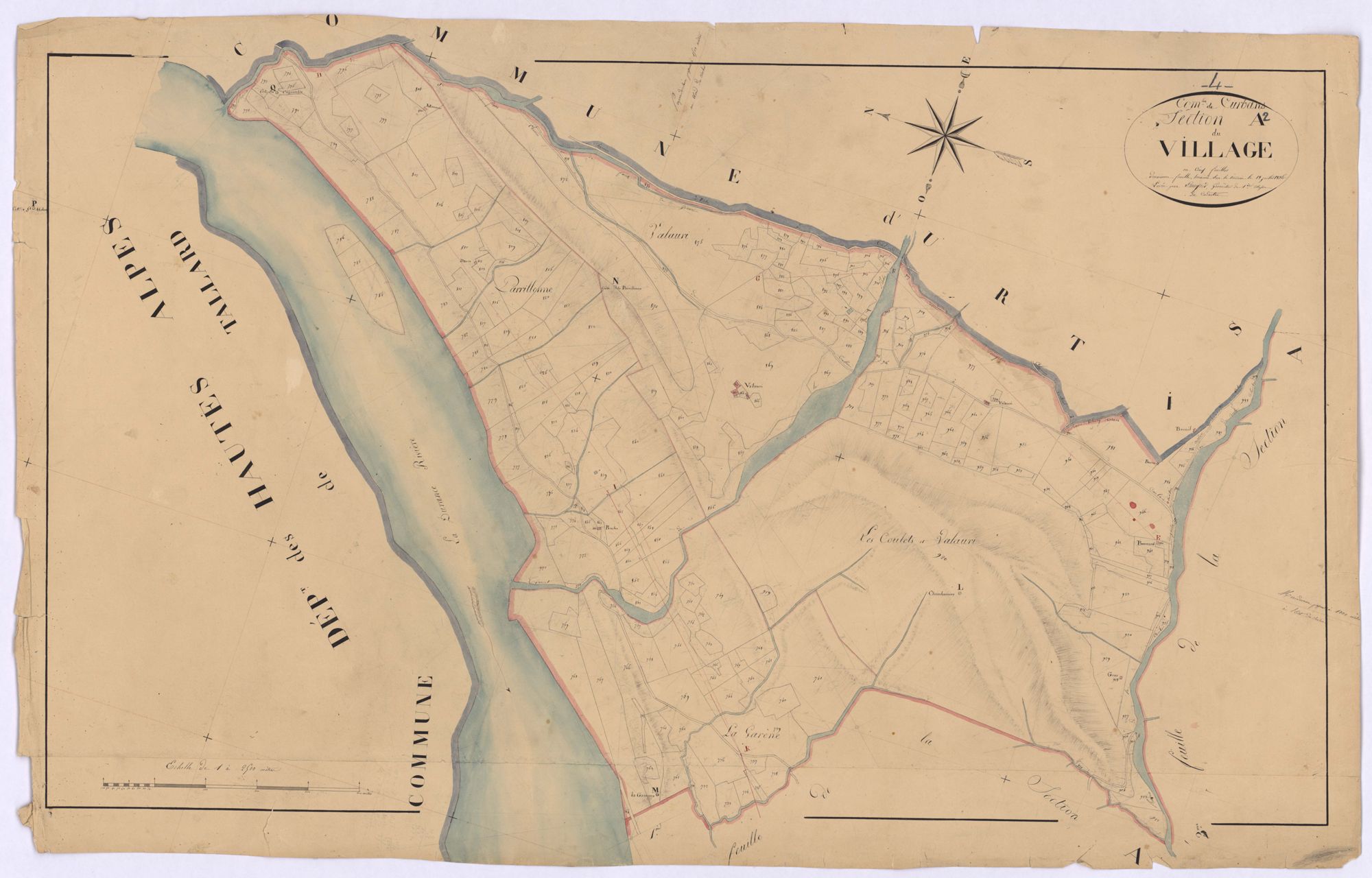 CURBANS - Section A, le Village.
