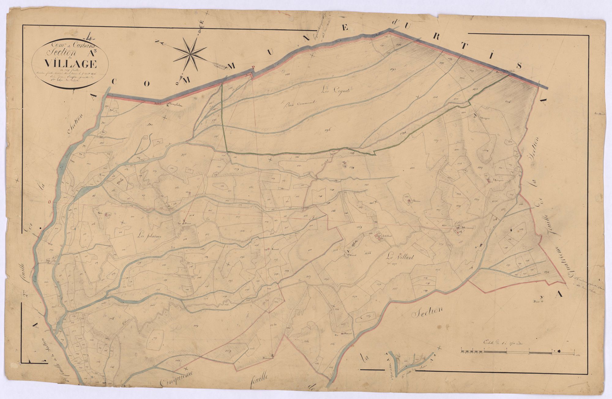 CURBANS - Section A, le Village.