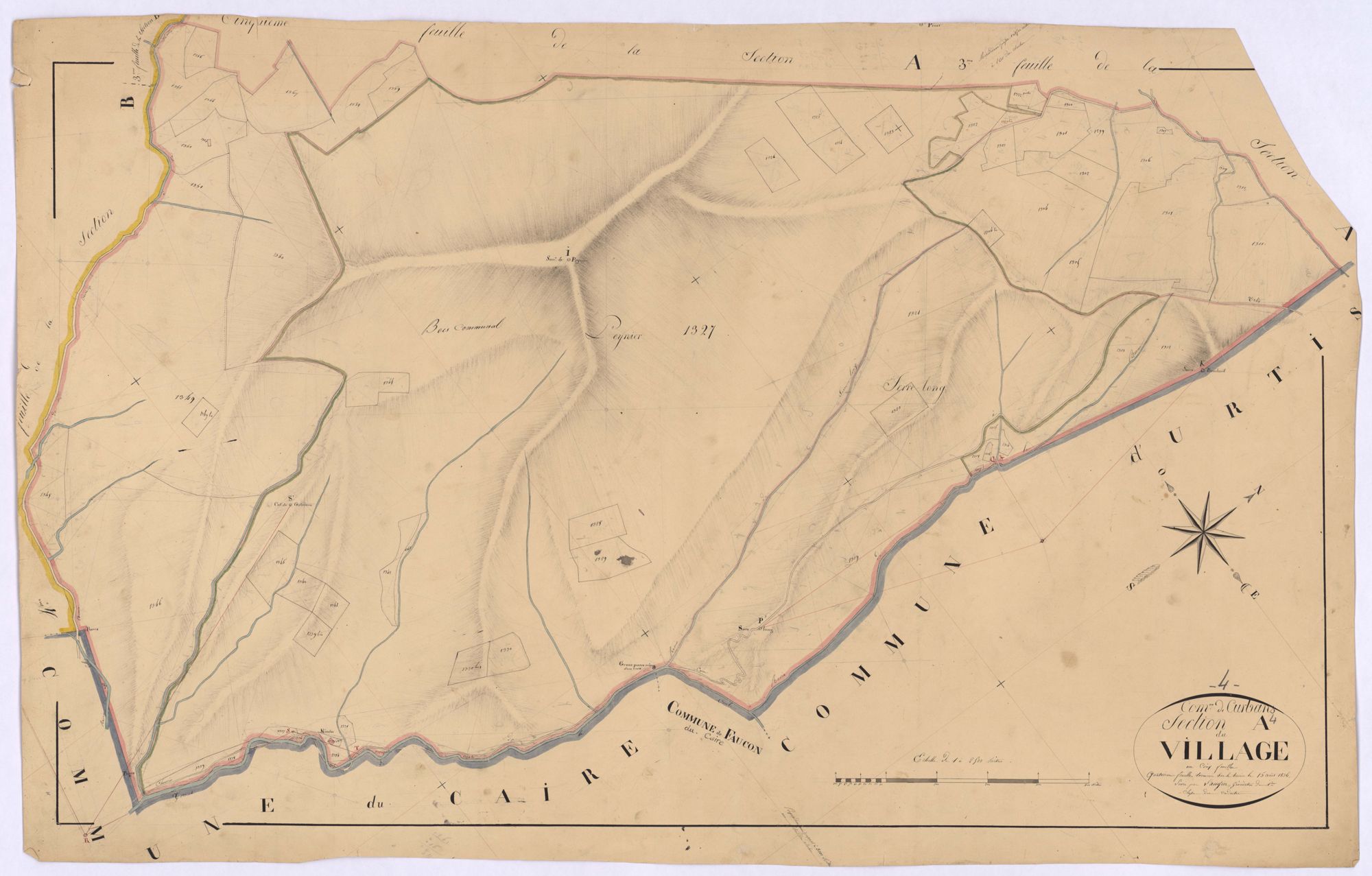 CURBANS - Section A, le Village.