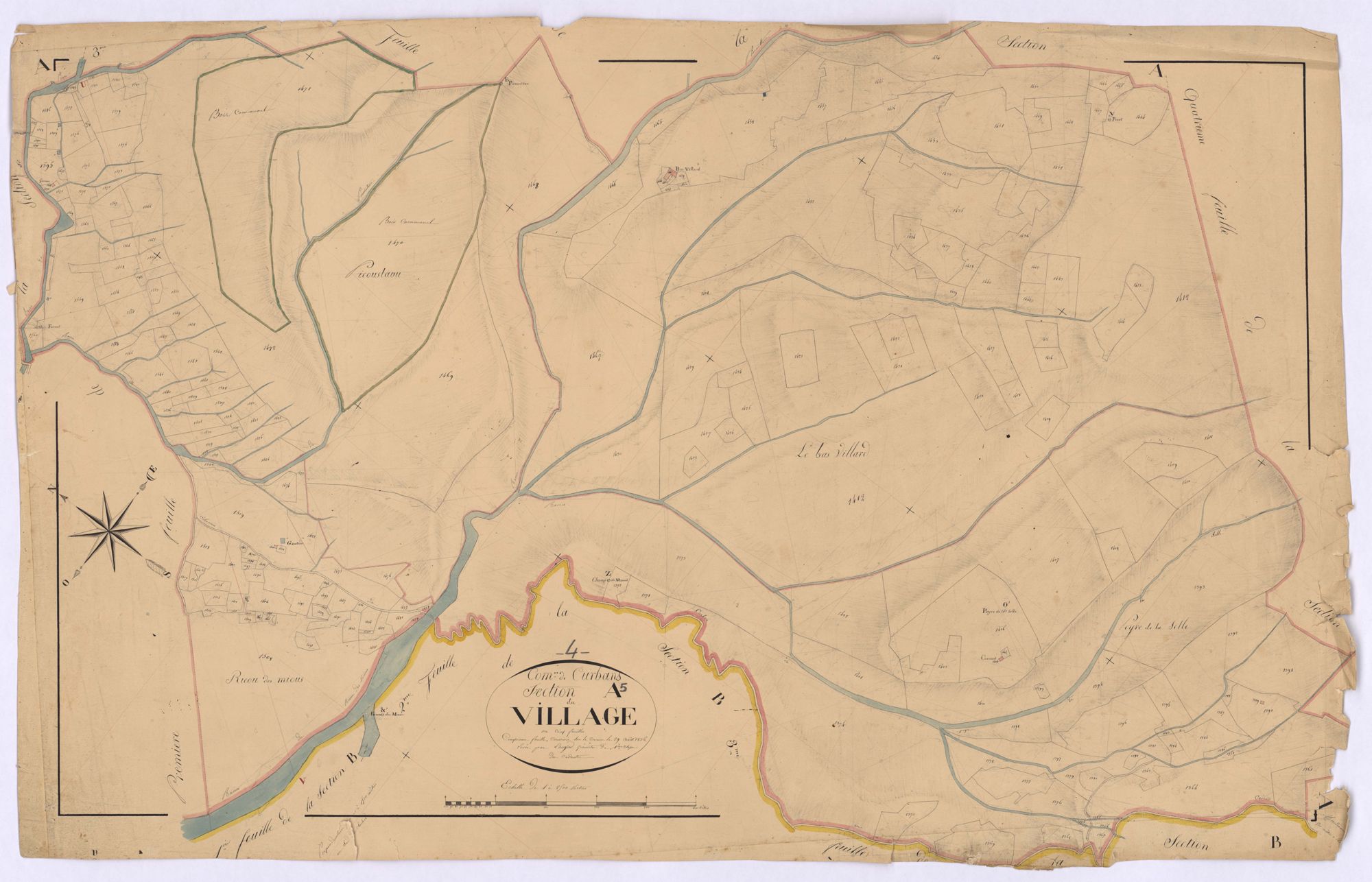 CURBANS - Section A, le Village.