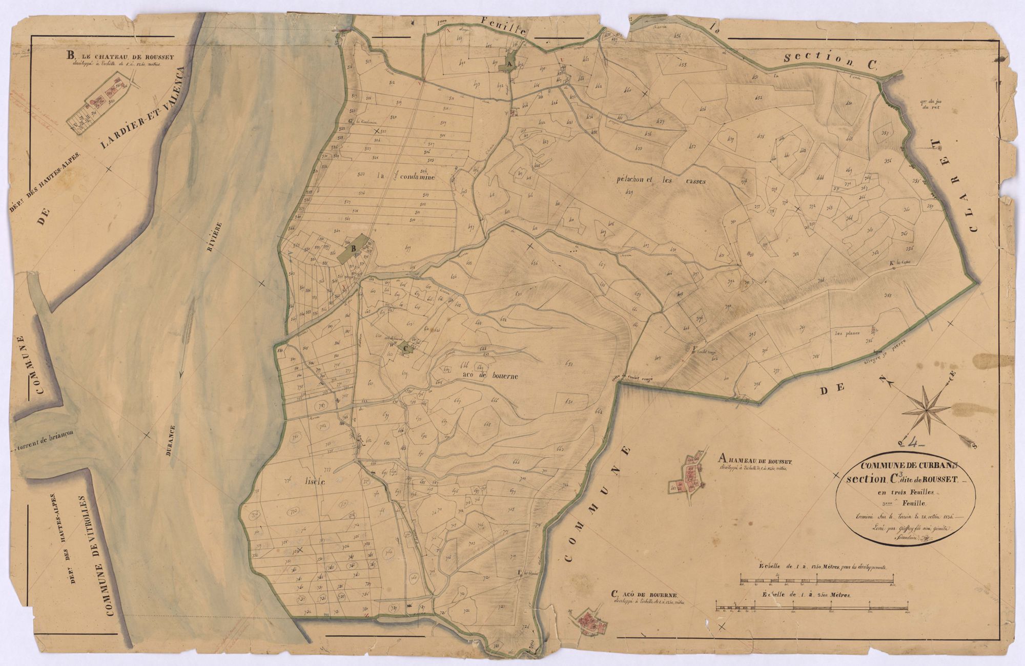 CURBANS - Section C, Rousset.