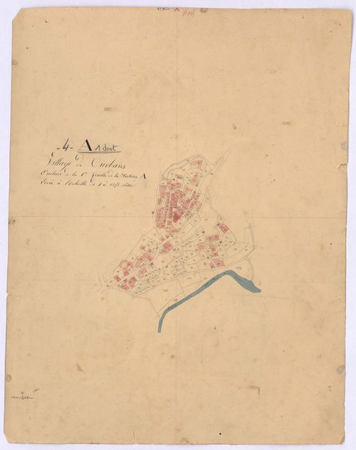 CURBANS - Section A, le Village.