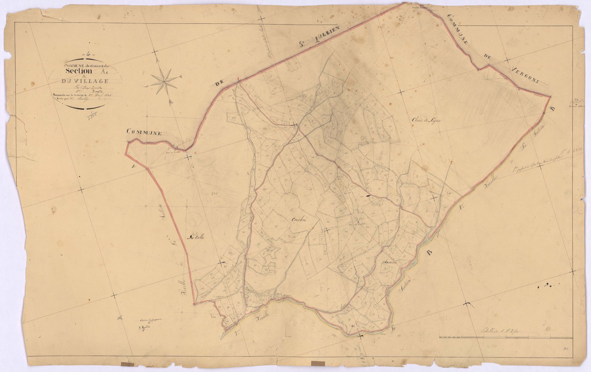 DEMANDOLX - Section A, le Village.