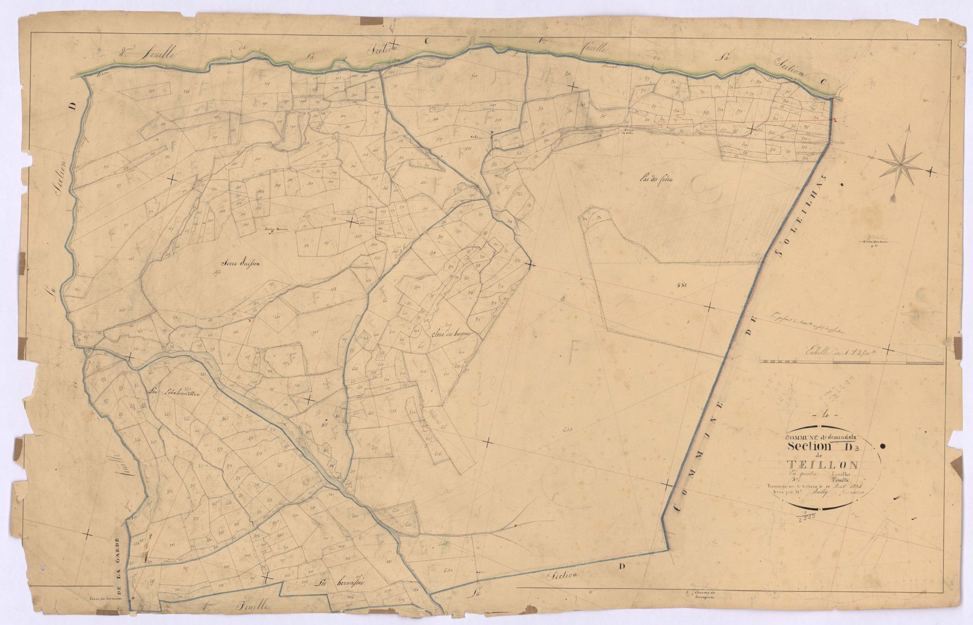 DEMANDOLX - Section D, le Teillon.