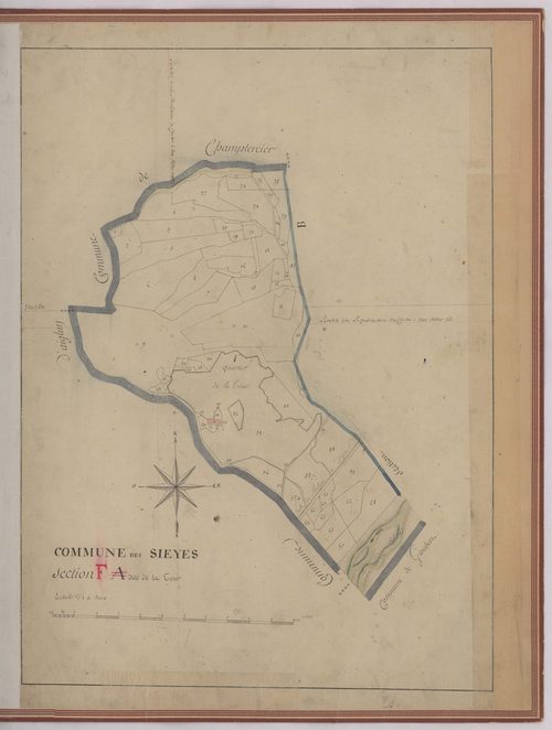 DIGNE - Section A, La Tour, (section G, les Sièyes)