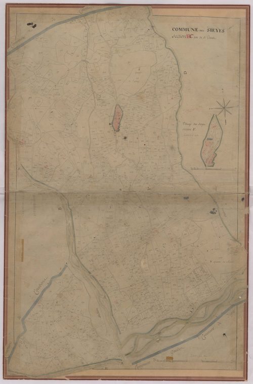 DIGNE - Section C, Saint-Véran, (section G, les Sièyes)