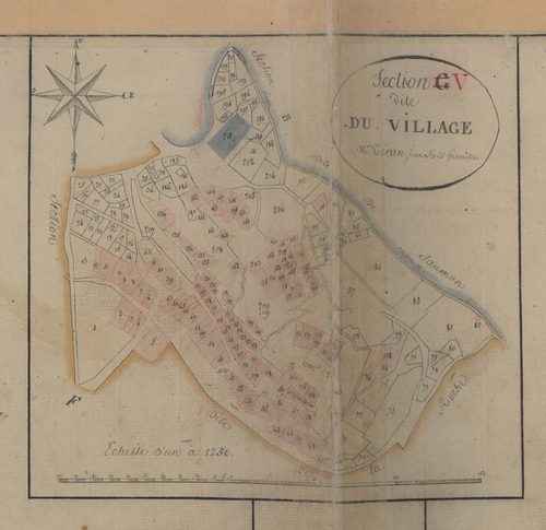 DIGNE - Section G, le village, (section U, La Roche)