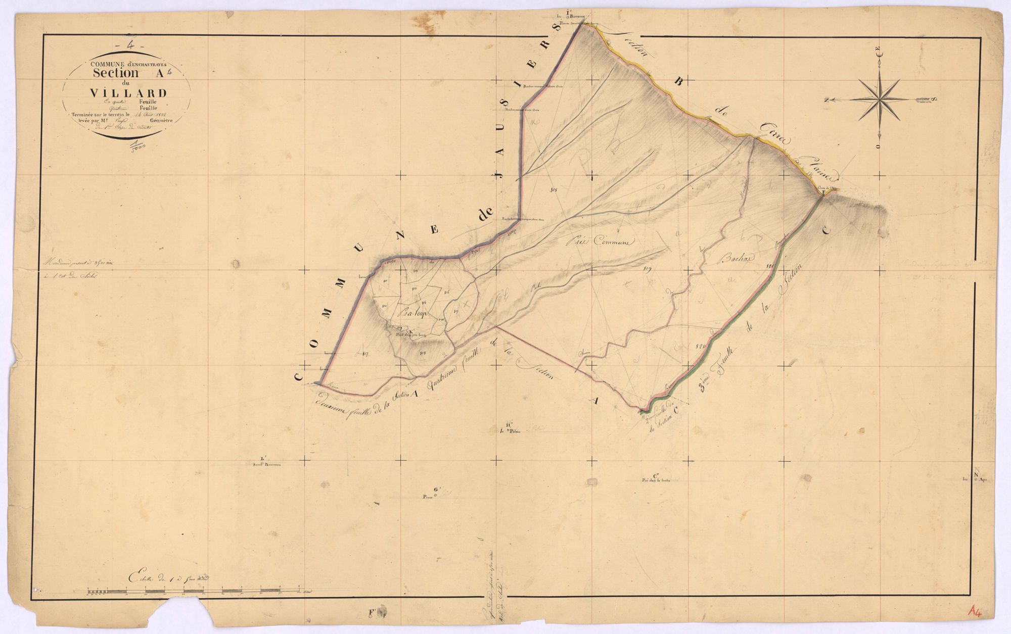 ENCHASTRAYES - Section A, le Villard.