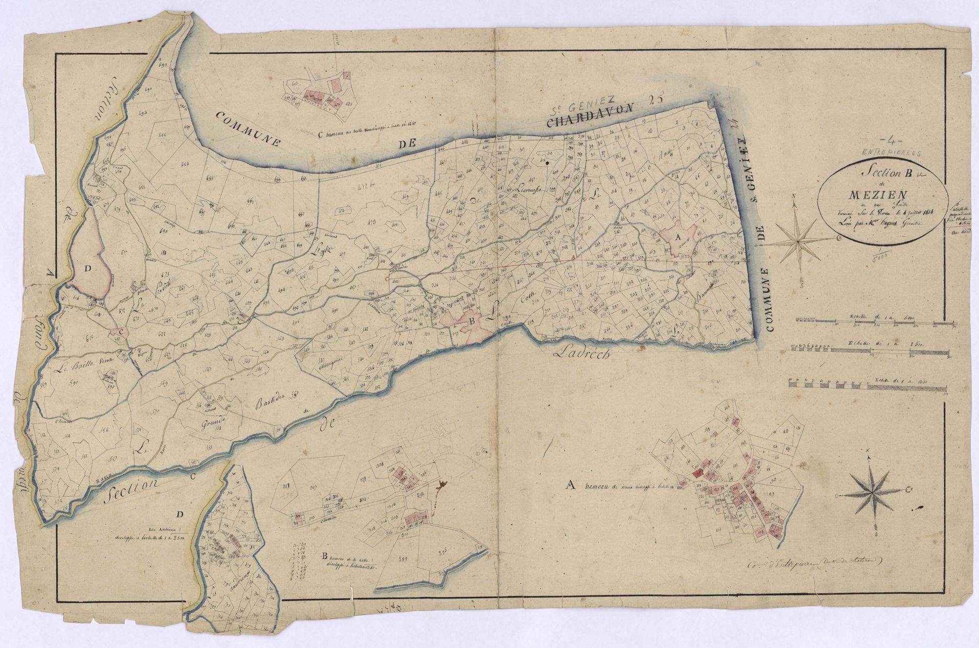 ENTREPIERRES - Section B, Mezien.