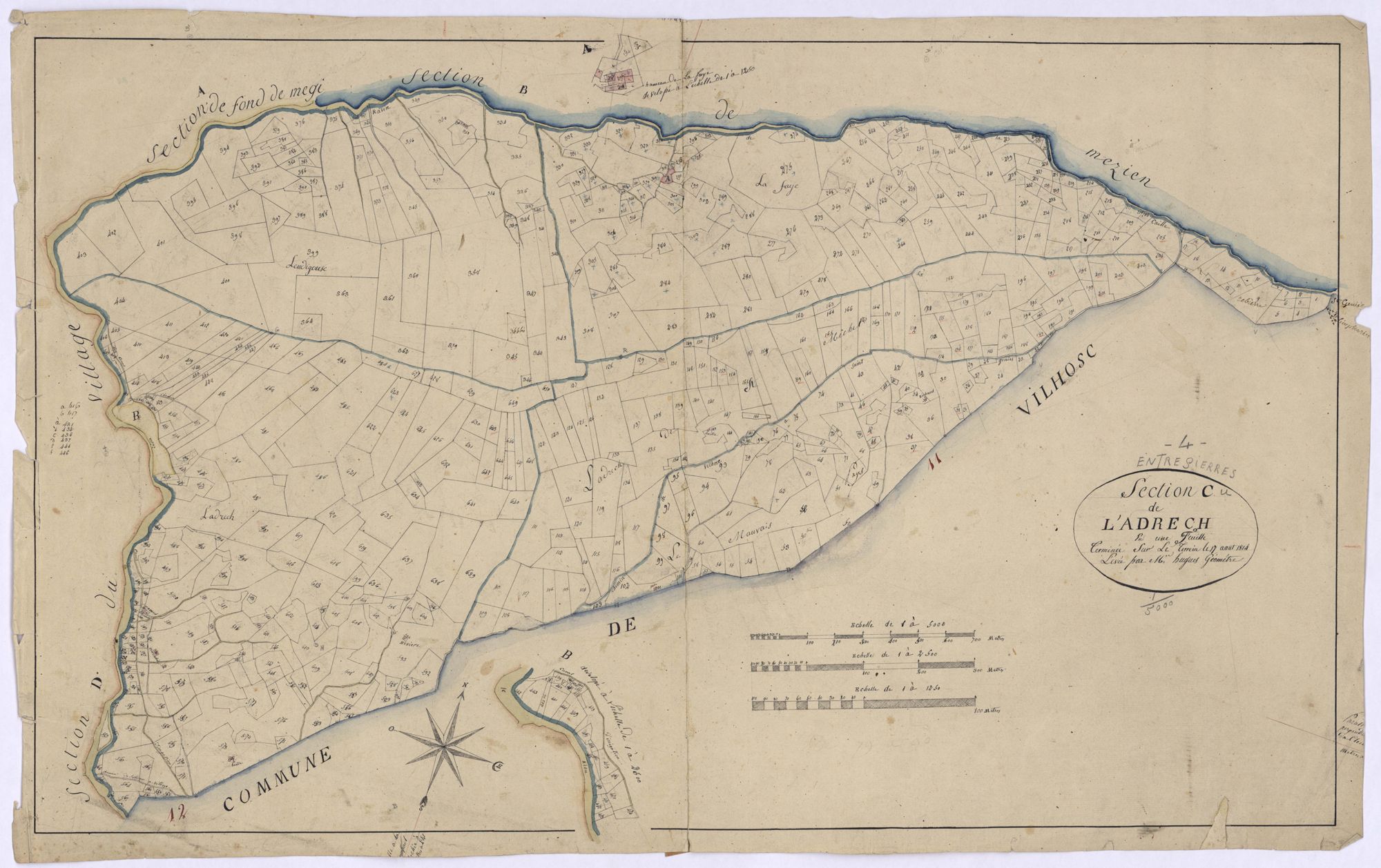 ENTREPIERRES - Section C, l'Adrech.
