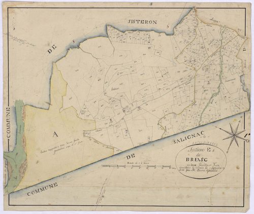 ENTREPIERRES - Section E, le Breasc.